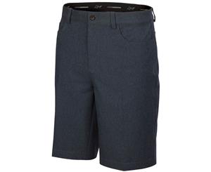 Greg Norman ML75 Heathered 5-Pocket Short - Black Heather - Mens