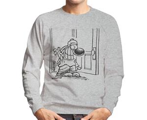 Grimmy Dude Men's Sweatshirt - Heather Grey