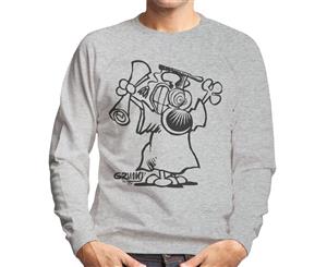 Grimmy Graduation Men's Sweatshirt - Heather Grey