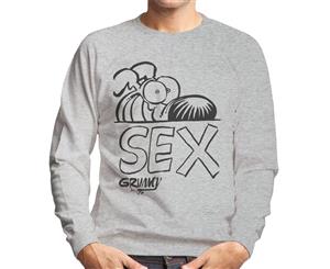 Grimmy Sex Men's Sweatshirt - Heather Grey