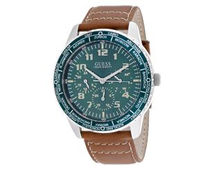 Guess Men's Gents Green Dial Watch - W1170G1