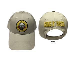 Guns N' Roses - Circle Logo Men's Baseball Cap - Sand