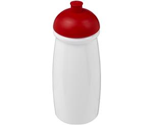 H2o Pulse 600Ml Dome Lid Sport Bottle (White/Red) - PF2859