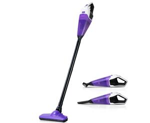 Handheld Vacuum Cleaner Cordless Stick Handstick Bagless Car Vacuum Recharge Portable Lightweight Purple 120W