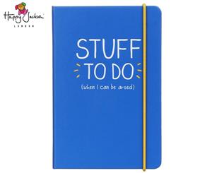 Happy Jackson Stuff To Do A6 Notebook - Blue
