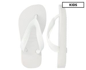 Havaianas Kids' Top Thongs - White