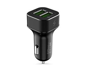 Havit HV-QC2023 5V/3A 2 USB Port Cigarette Lighter Car Charger