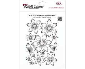 Heartfelt Creations Cling Stamps Sun Kissed Fleur HCPC-3533