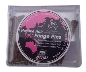 Hosoke 555 Fine Fringe Pins Black 50g Made In Japan