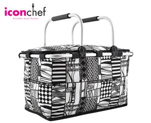 Icon Chef Easy Carrier Cool Bag - White/Black