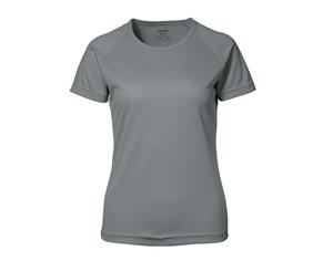 Id Womens/Ladies Game Active Short Sleeve Fitted T-Shirt (Grey) - ID272