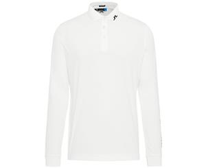 J.Lindeberg M Tour Tech LS Reg TX Jersey Polo - White