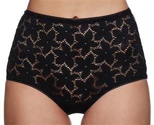 Jockey Women's Fleur Lace Full Brief Underwear - Black