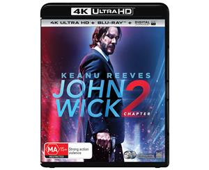 John Wick Chapter 2 4K Ultra HD Blu-ray Digital Download UHD Region B