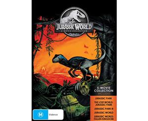 Jurassic World 5 Movie Collection Box Set DVD Region 4