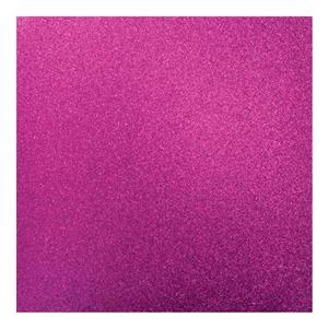 Kaisercraft Glitter Cardstock 12&quotX12"-Magenta