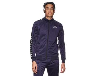 Kappa Men's 222 Banda Anniston Slim Track Jacket - Blue Marine/Black