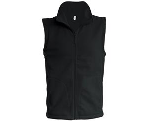 Kariban Mens Luca Fleece Gilet Jacket (Black) - RW739