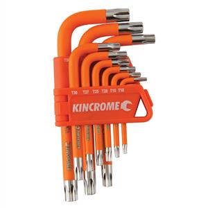 Kincrome 9 Piece Tamperproof Torx Key Set