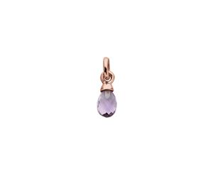 Kirstin Ash Light Amethyst Gemstone Charm w/ 18K Rose Gold Vermeil