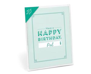 Knock Knock Happy Birthday - Fill In The Love Card Booklet