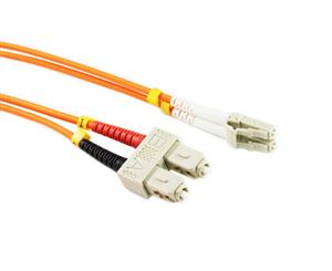 Konix 1.5M LC-SC OM1 62.5/125 Multimode Duplex Fibre Patch Cable