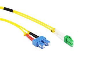 Konix 25M OS1/OS2 Singlemode Duplex LCA-SC Fibre Optic Cable