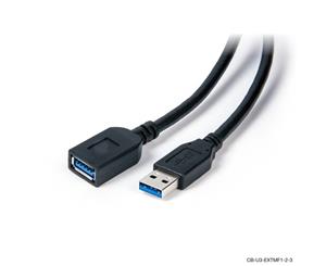 Laser 1m USB 3.0 Extension Cable Type A Male to Type A Female