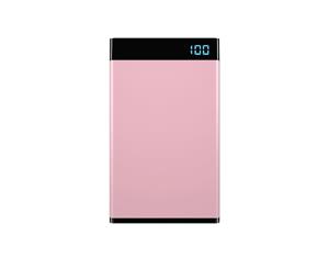 Laser 3000mAh Power Bank with 3-in-1 Cable Pink