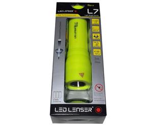 Led Lenser L7 Polycarbonate Shock Proof Flashlight YELLOW 3 x AAA 115Lm 225m range - Yellow