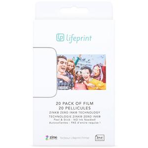 Lifeprint 3x4.5 Sticky Back Photo Film (20 Pack)