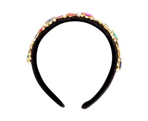 Lovisa Fuzzy Multi-Coloured Jewel Headband