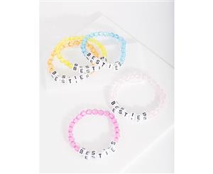 Lovisa Kids Beaded Tropical BFF Bracelet 5 Pack