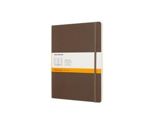 MOLESKINE ClassicSoftCoverNtBkRuledExtraLEarthBwn M-QP621P14