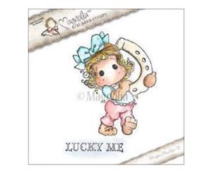 Magnolia - Lovely Duo's Cling Stamp 6.5In. X4in. Package - Lucky Me Tilda