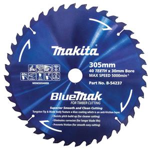 Makita 305mm 40T TCT Circular Saw Blade for Wood Cutting - Mitre Saw - BLUEMAK