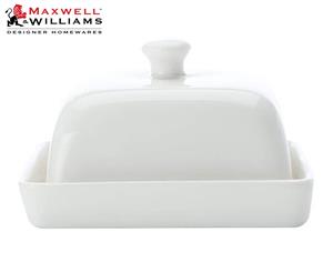 Maxwell & Williams White Basics Rectangular Butter Dish