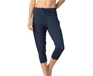 Mey Women 16959-408 Night2Day Demi Night Blue Cotton 3/4 Loungewear Pant