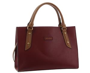 Milleni Tote handbag with shoulder strap (NC2980) - Wine