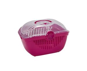 Moderna Top Runner Pet Carrier Top Opening Travel Crate Large Pink