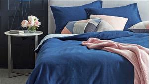 Molly Indigo Single Quilt Cover Set