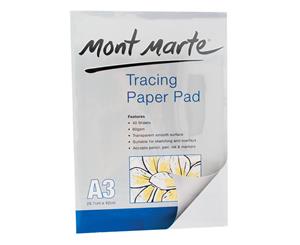 Mont Marte Tracing Paper Pad A3 60gsm 40 Sheet