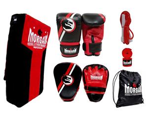 Morgan Boxing Strike Shield Value Pack - Red/Black