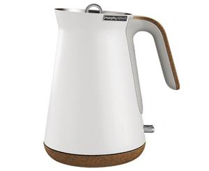 Morphy Richards Aspect 1.5L Cork Base Electric Cordless Kettle/Boiler White