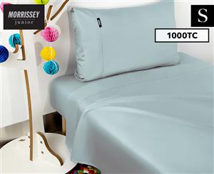 Morrissey Junior 1000TC Cotton Rich Single Bed Sheet Set - Aqua Mint