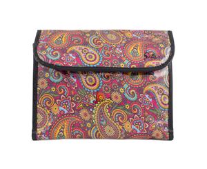 Multi-Purpose Toiletries Travel Makeup Cosmetic Flip Bag - Retro