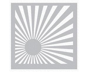 My Favorite Things - Stencil Sunrise Radiating Rays