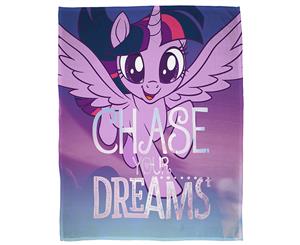 My Little Pony 150x100cm Chase Your Dreams Fleece Blanket - Purple/Multi