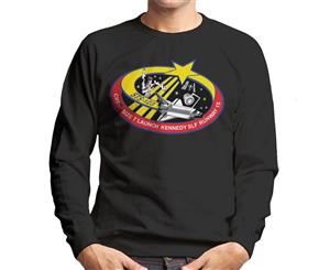 NASA STS 123 Space Shuttle Endeavour Mission Patch Men's Sweatshirt - Black