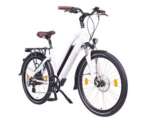 NCM Milano Trekking E-Bike City-Bike 250W 48V 13Ah 624Wh Battery - White